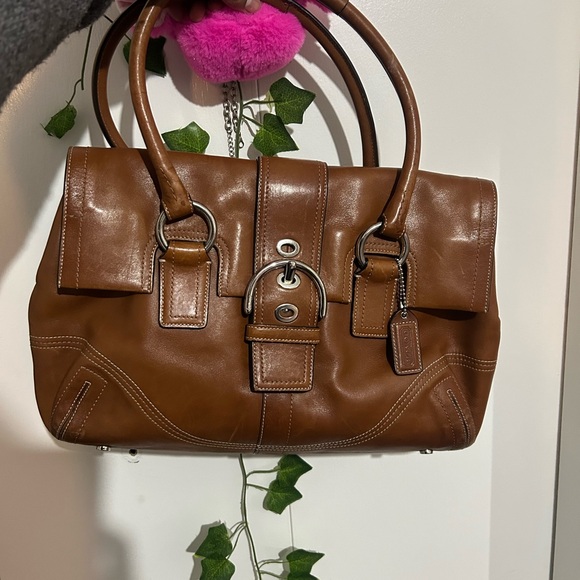 Coach Handbags - Coach Brown Leather Bag
